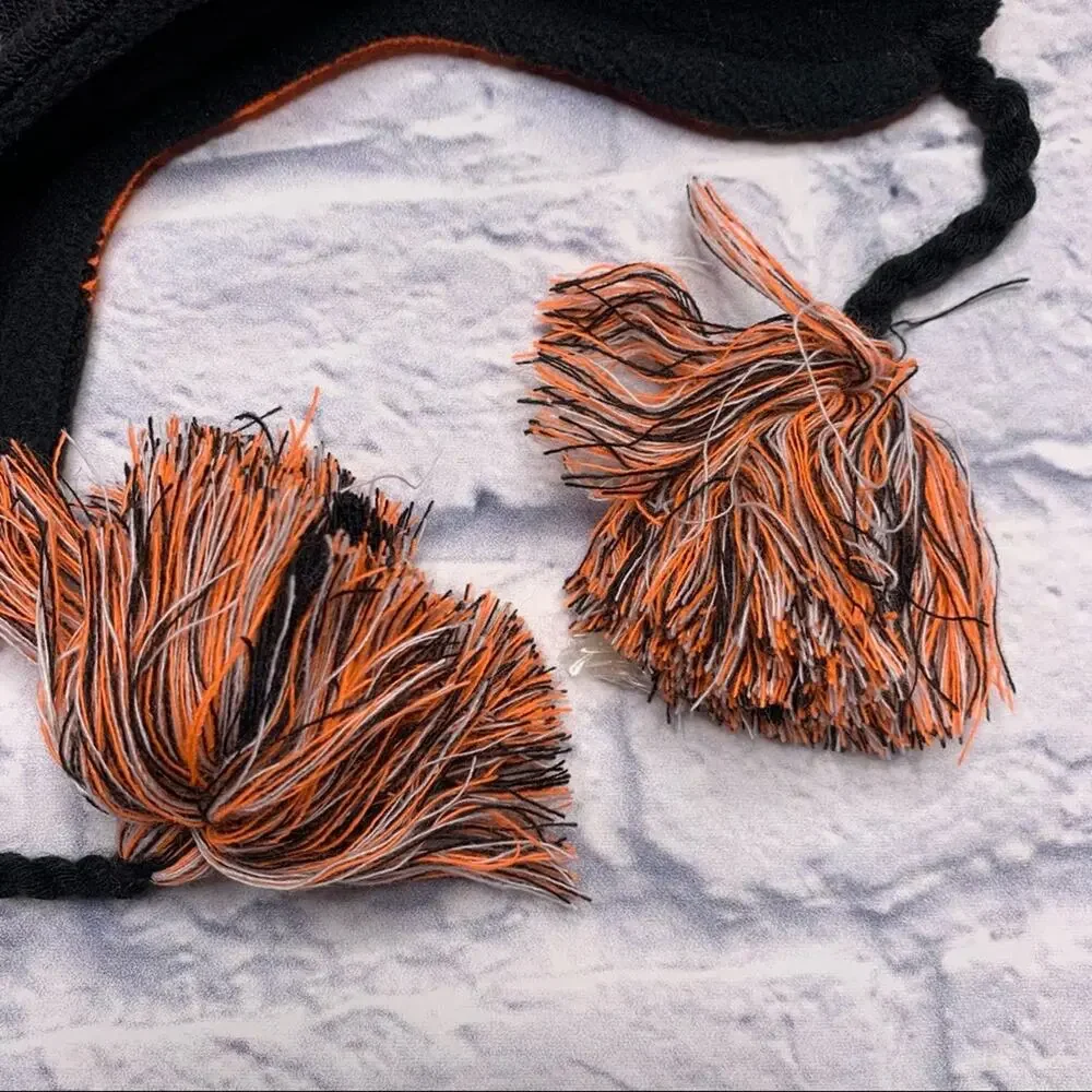 Under Armour Youth Tiger Winter Hat in Orange/Black